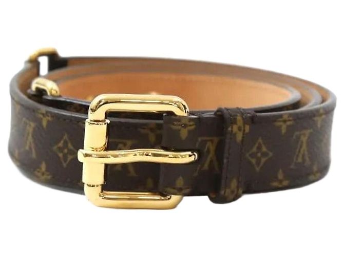 Cinturón Louis Vuitton Monogram Gold