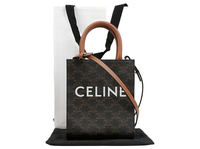 Céline Borsa a spalla Vertical Cabas Mini