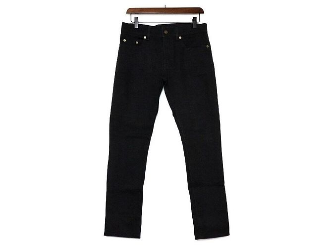 Autre Marque Vaqueros Unisex de Algodón Negros