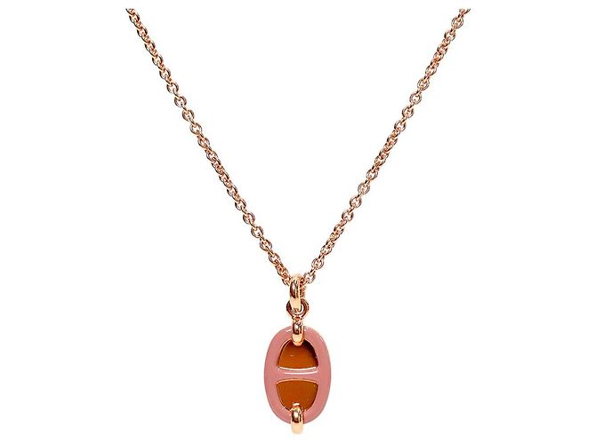 Colar Hermès Mini Mailon Rosa