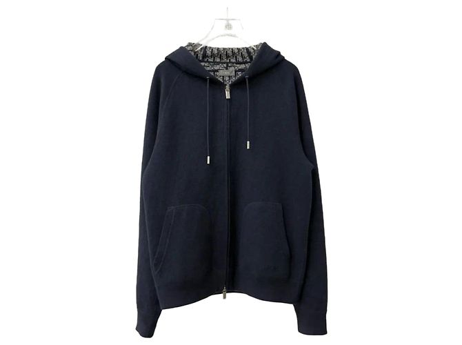 Dior Oblique Kapuzenjacke aus Kaschmir