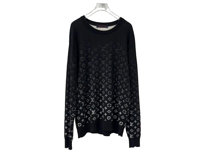 Louis Vuitton Gradient Strickpullover Schwarz