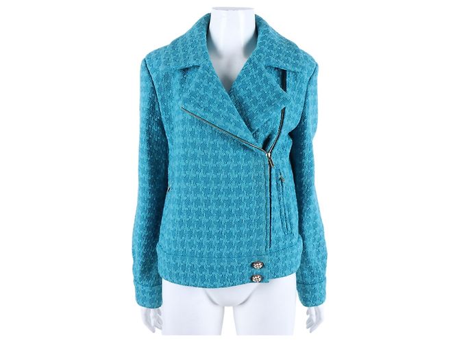 Chanel Wool Zip-Up Jacket