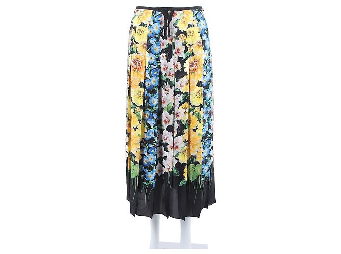 Saia de seda Gucci multicolor