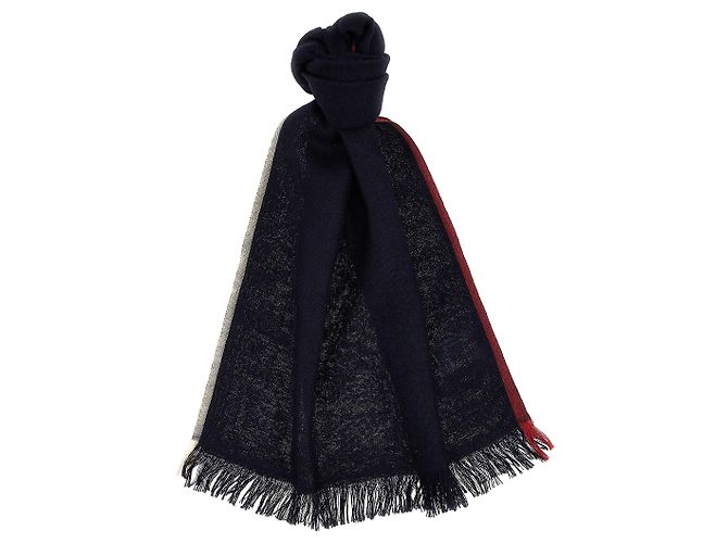 Sciarpa Brunello Cucinelli in cashmere e seta blu
