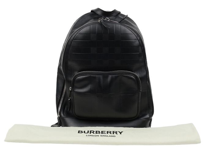 Burberry Embossed Check Backpack
