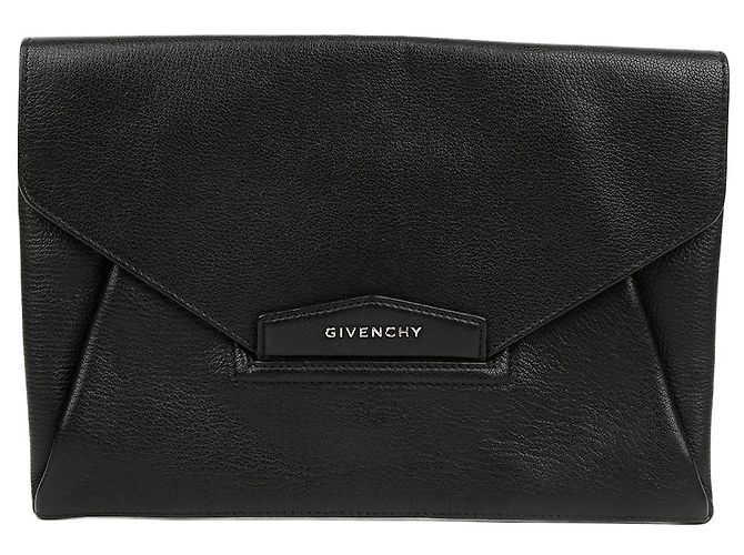 Givenchy Antigona Medium Black Envelope Clutch