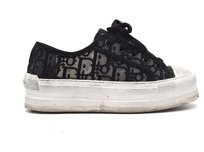 Dior Oblique Work&Play Mesh Platform Sneakers