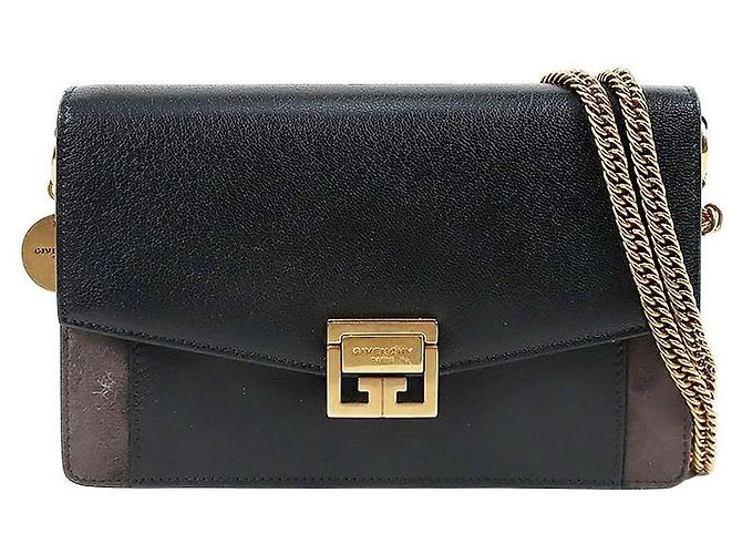 Givenchy Bolsa de ombro com aba preta