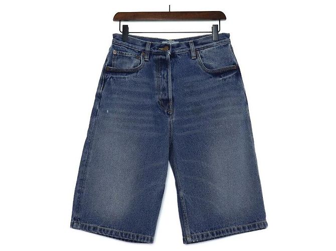Prada Bermudas de denim para mujer