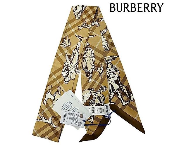 Burberry Pañuelo de seda Check Mate