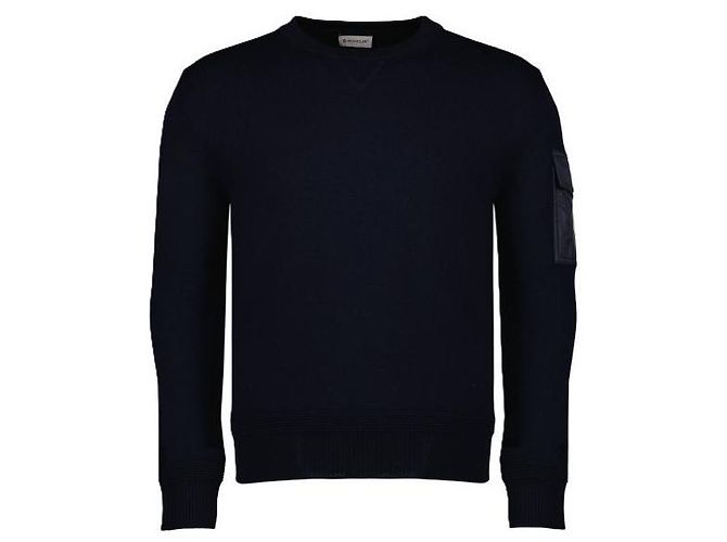 Moncler Wollpullover Navy Blue