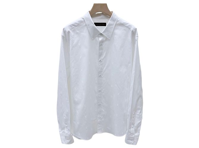 Louis Vuitton Hemd mit Monogramm-Print White