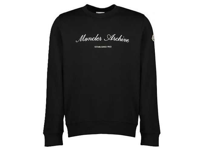Moncler Felpa con logo in misto cotone