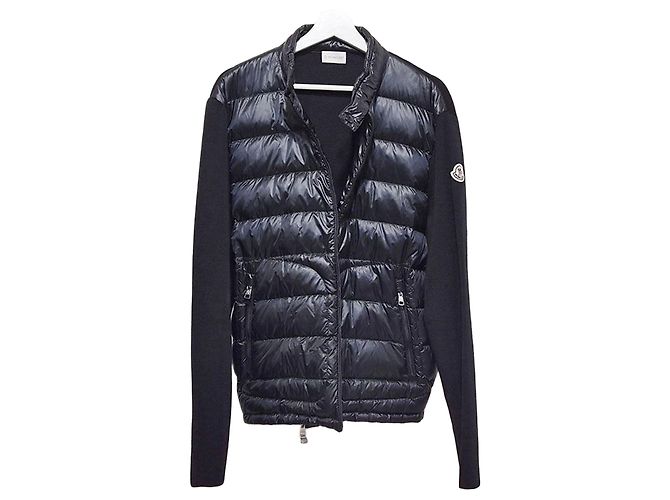 Moncler Tricot Down Gestrickter Steppcardigan