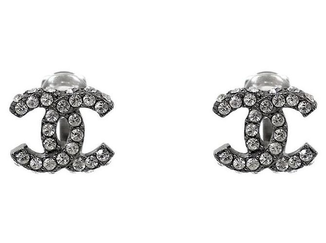 Chanel Orecchini Cubic CC Silver