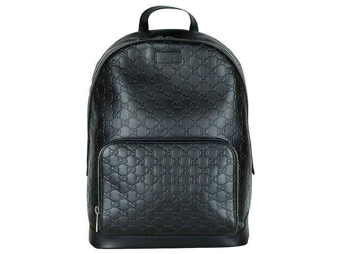 Gucci Leather Backpack Brown