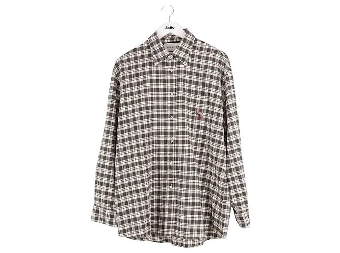 Camisa Gucci de algodón caqui L