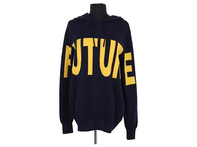 Autre Marque Marineblauer Kapuzenpullover