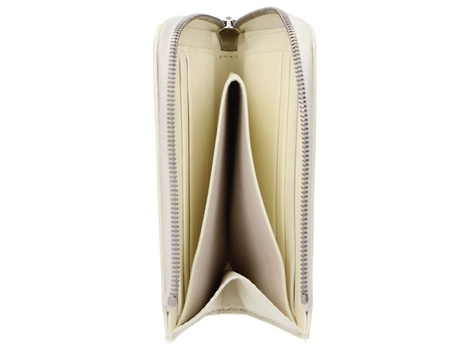 Jil Sander White Leather Wallet with Logo