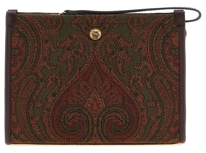 Etro Multicolor Polyester Clutch Bag
