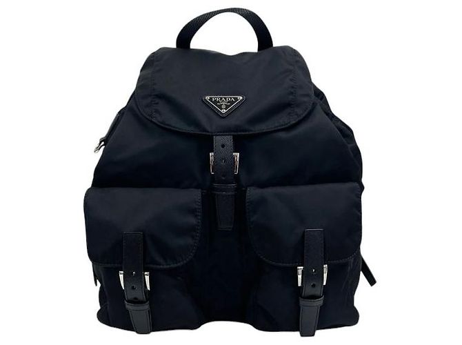 Prada Re-Nylon Two-Pocket Medium Backpack
