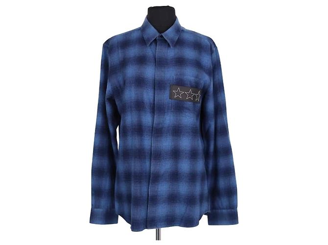 Camisa Givenchy de algodão azul