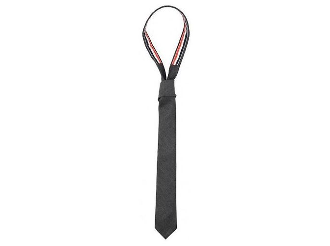 Thom Browne Twill Wool Classic Tie