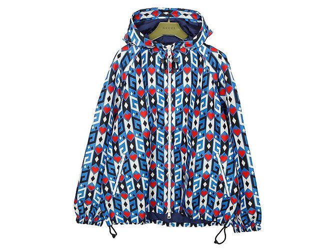 Gucci Logo Print Jacket Size
