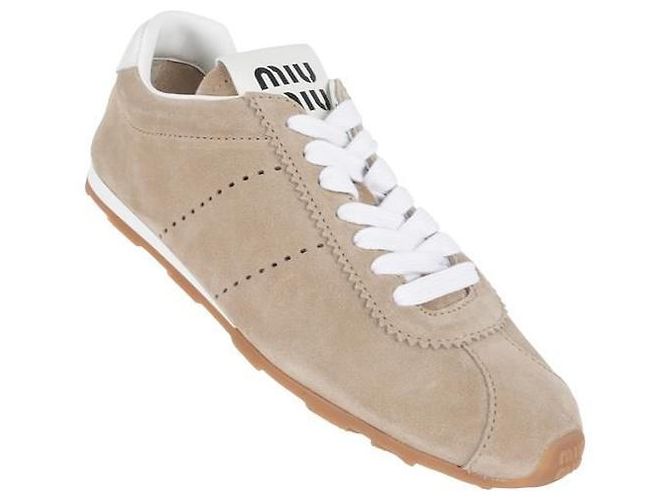 Miu Miu Baskets Plume Suede