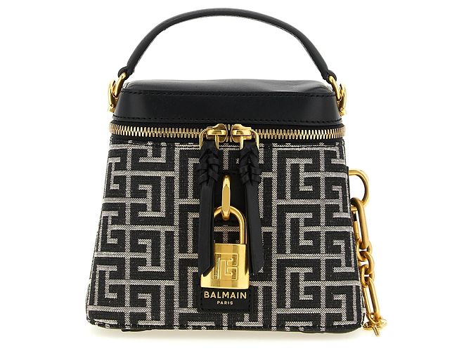 Balmain Bicolor Polyester Handbag
