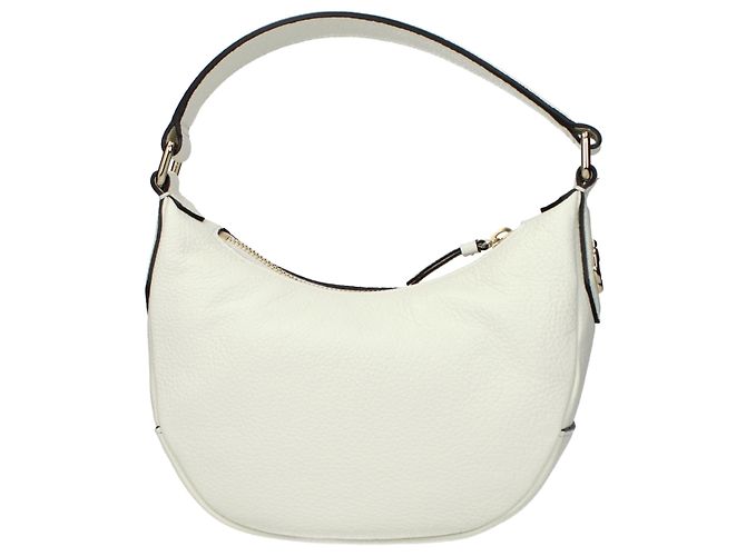 Jimmy Choo Beige Lederhandtasche