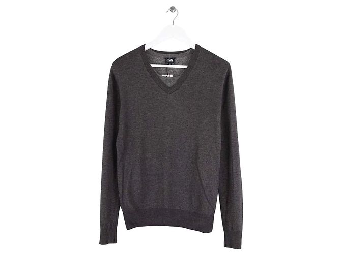 Dolce & Gabbana Grauer Kaschmirpullover M