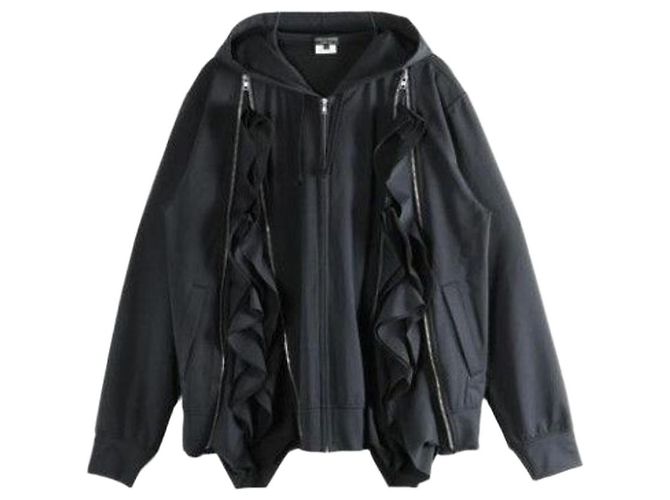 Comme Des Garcons Plus Hoodie PQ Schwarz