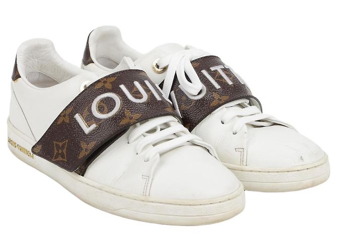 Louis Vuitton Baskets à Velcro Blanc