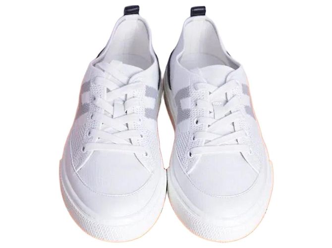Hermès Deep Knit Sneaker White/Black