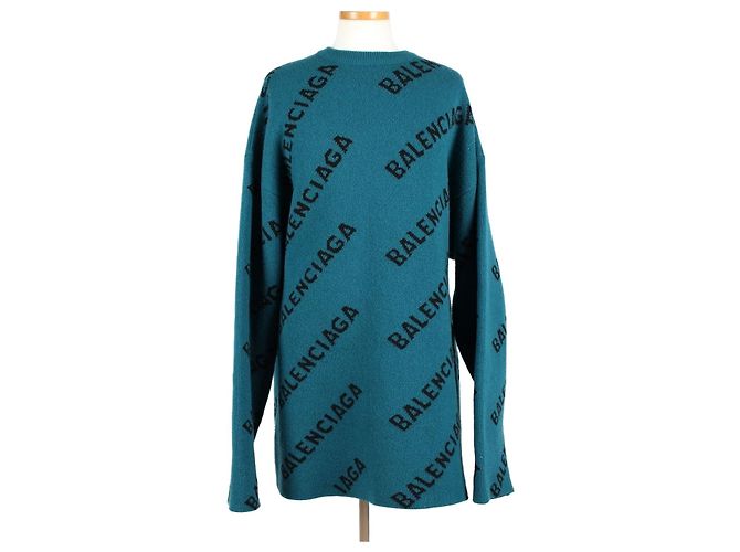 Balenciaga Jersey Oversized Multi Logo