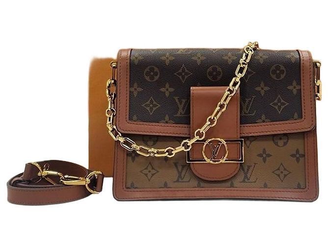 Louis Vuitton Bolsa de Ombro Monogram Dolphin MM com Corrente e Chip Interior