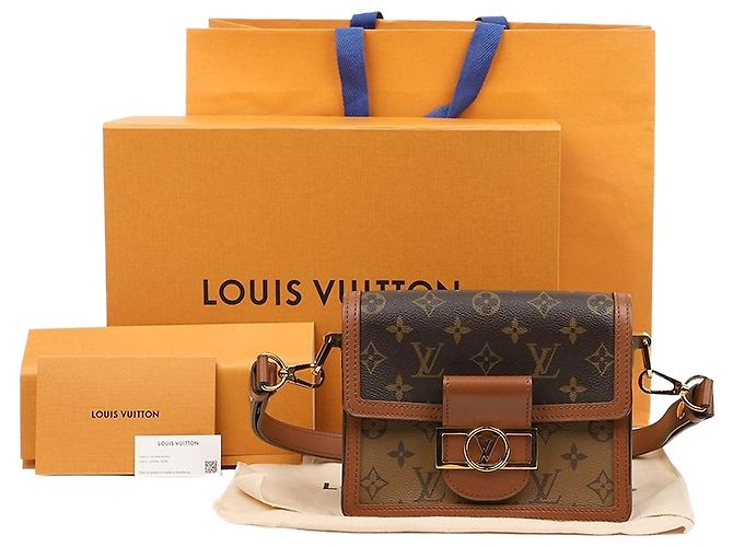 Louis Vuitton Bolso Dauphine Mini Monogram Reverse Canvas