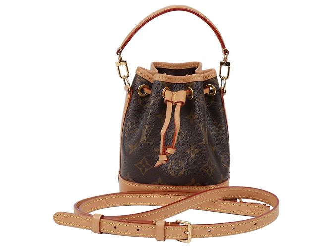 Louis Vuitton Borsa secchiello Nano Noe Monogram Canvas