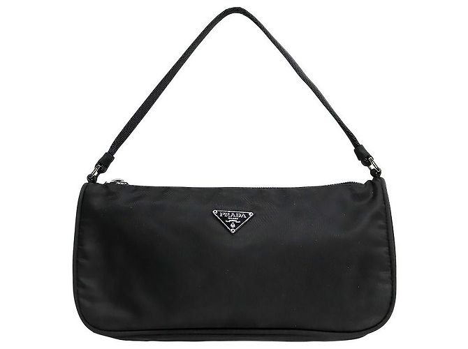Prada Mini borsa a tracolla in nylon nero
