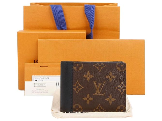 Louis Vuitton Monogram Macassar Multiple Wallet