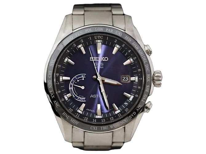 Seiko Astron Titanium Blue Dial