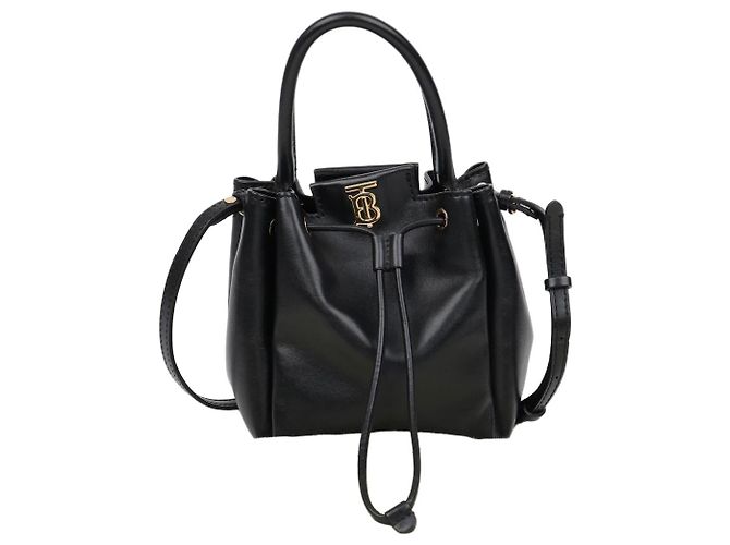Burberry Borsa a Secchiello Peony Monogram Nera