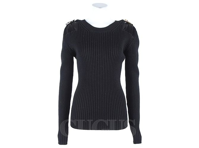 Bottega Veneta Stricktop Schwarz