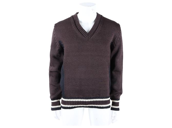 Louis Vuitton V-Ausschnitt Strickpullover
