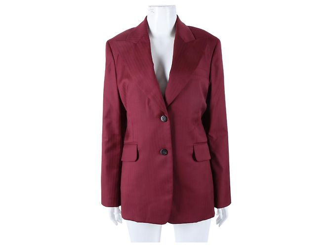 Hermès Wool Jacket Burgundy