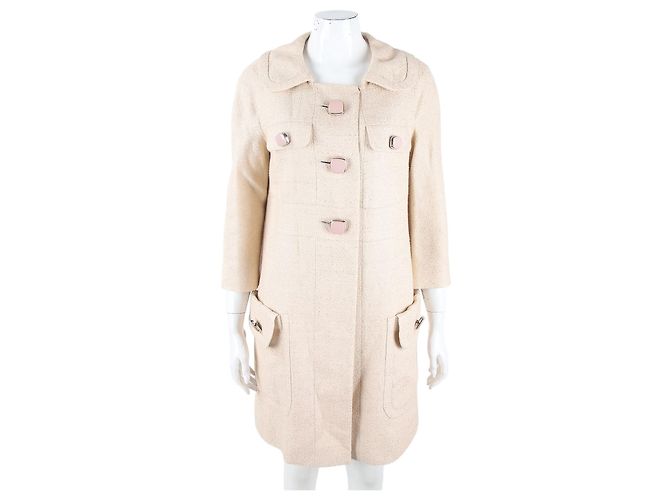 Chloé Silk Jacket Beige