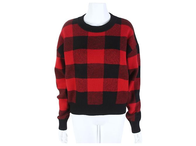 Dior Strickpullover Rot Schwarz