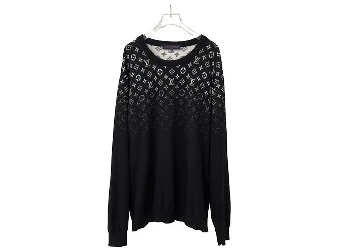 Louis Vuitton New Gradient Knit Strickpullover Schwarz